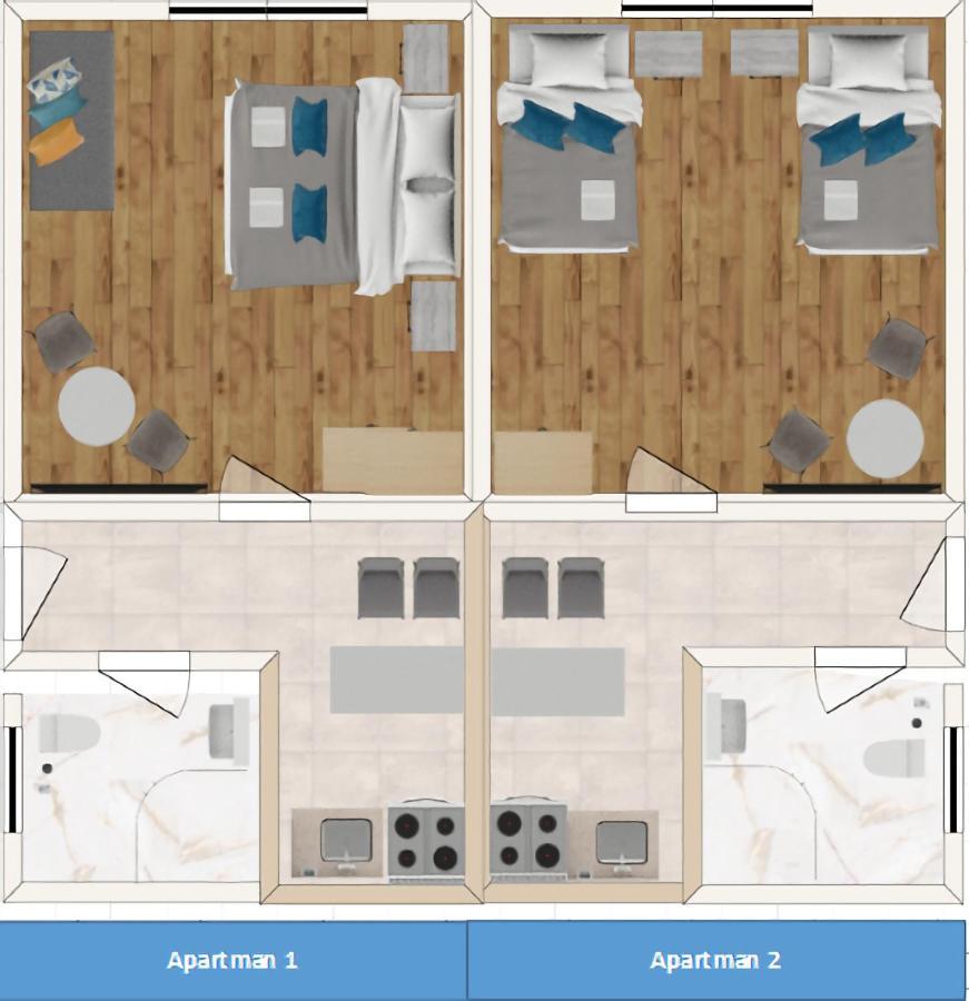 Apartmani Drinska فوتشا المظهر الخارجي الصورة